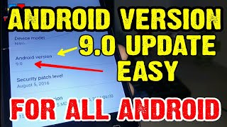 How To Change Android Version In 90 Android P Update For All Android [upl. by Yatnohs650]