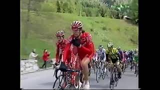 Giro 2004 18 Cles  Bormio 2000 DCunegoDDCioniSHonchar [upl. by Aicek120]