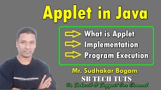 Applet in JAVA  How to Run Applet  Step by Step With Program Execution  Java Programming [upl. by Odlanyer]