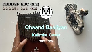 Chaand Baaliyan  Aditya A  Kalimba Tabs  Easy Kalimba  Hindi Song  Mugdha Saxena [upl. by Wettam498]