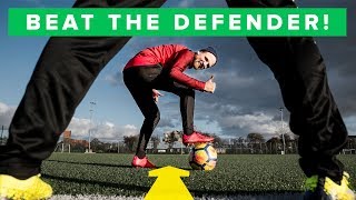 Learn the most effective dribbles  5 simple football skills [upl. by Tarton]