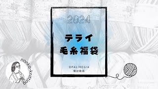 【2024福袋】毛糸・手芸の店テライ ゴチャまぜセット！Opal8玉REGIA2玉 計10玉アソート 【開封動画】 [upl. by Lytsyrk512]