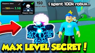 Spending TONS OF ROBUX To Get MAX LEVEL SECRET FIGHTER In Anime Fighters Simulator Roblox [upl. by Fonsie258]