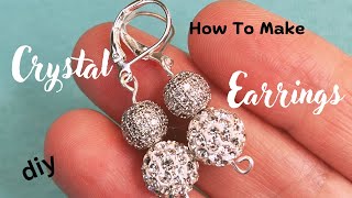 Earrings Making At Home  Jewelry Making Tutorials [upl. by Domela]