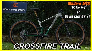 Lee cougan crossfire trail  modern MTB lightweight carbon XC bike [upl. by Repooc]