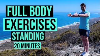 Whole Body Exercises For Seniors amp Beginners 20 Minutes Standing Includes Walking and Relaxation [upl. by Tekcirc]