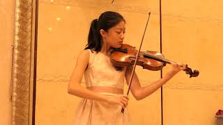 Paganini Caprice  20 violin solo by Hannah Tam 谭允静 [upl. by Refannej]