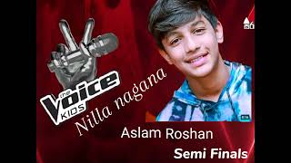 Aslam Roshan නිල්ල නගනThe voice semi final [upl. by Cris]