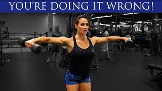 How To Do Lateral Raises  Build Your Shoulders [upl. by Anilad]