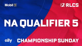 NA QUALIFIER 5  CHAMPIONSHIP SUNDAY  RLCS MAJOR 2 [upl. by Animor78]