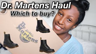 UNBOXING TRY ON amp REVIEW DR MARTENS TRY ON 2020 Pascal Virginia Bex Boots amp 1460 smooth leather [upl. by Alyosha]