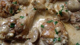 Creamy Chicken with Mushrooms [upl. by Nelia]