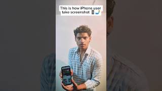 How to take screenshot android VS iphone memes trending shorts [upl. by Gunn]