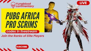 PUBG AFRICAN MIDWEEK CUSTOMS AND TDM  PTK AFRICA  Tuesday [upl. by Aihsekram258]