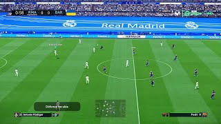 PES 2024  Real Madrid vs FC Barcelona Gameplay PC  eFootball 2024 Concept  PES 2021 Mods [upl. by Leler]