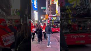 New York City Times Square travel shorts walking [upl. by Drof]