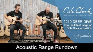 Cole Clark Guitars  The complete acoustic range at Haworth Guitars [upl. by Aicelf]