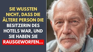 Ältere Person aus dem Hotel wegen ihrer Kleidung verwiesen Als sie ihren Fehler bemerkten [upl. by Nitsirc580]