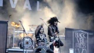 Black Veil Brides  Love Isnt Always Fair  Sweden Rock 2011 [upl. by Patty727]