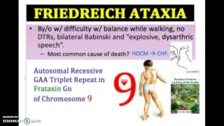 Friedreichs Ataxia Causes Symptoms Diagnosis Treatment  Gait Ataxia USMLE NCLEX MCAT 3 mn [upl. by Nylsoj]