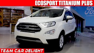 New Ecosport Titanium Plus  Detailed WalkaroundOn Road Price  Features Interior Price Sunroof [upl. by Dine]