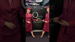 First look at Qatar Airways first class suites for 2025 airshow2024 shorts aviation avgeek [upl. by Vel]