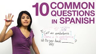 10 common questions in Spanish [upl. by Rao777]