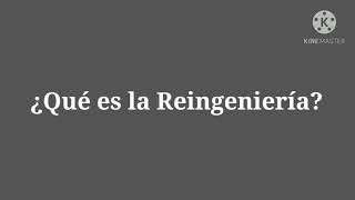 ¿Que es la Reingeniería [upl. by Freberg]