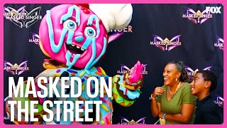 Anteater Donut and Candelabra Take Masked on the Street  Season 10  The Masked Singer [upl. by Nanaj]