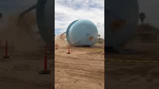 Water tower demolition in Sacaton AZ [upl. by Llehctim]