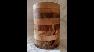 Plaster drewna Ciekawy pomysł na wazon How to make a wooden vase from wood slices [upl. by Redan372]