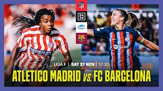 Atletico Madrid vs Barcelona  Liga F 202223 Matchday 10 Full Match [upl. by Semadar]