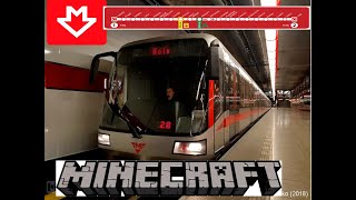 Minecrft Stavba metra Linky C 7 díl prohloubení tunelu z Stanice Haje na tunel Opatov [upl. by Oralla]