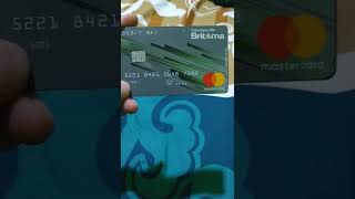 letak nomor BBTT  CVCampCVV di kartu ATM BRI BRITAMA tipe Mastercard [upl. by Clausen216]