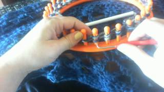 loom knitting basics [upl. by Artsa]