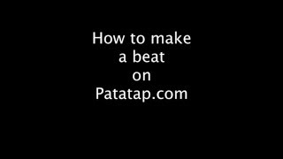 How to make a beat on Patatapcom [upl. by Fricke]