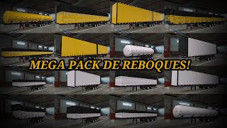 MEGA PACK DE REBOQUES PARA ETS 2 143MOD COMPLETO [upl. by Ariamo]