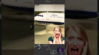 aeroplane accident but landing safely shorts short trending viral viralvideo [upl. by Ahsinned]