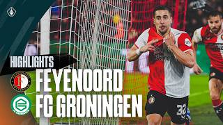 ONTO THE CUP FINAL  Highlights Feyenoord – FC Groningen  TOTO KNVB Beker 20232024 [upl. by Ezra]