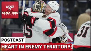 POSTCAST LINUS ULLMARK PERFECT OTTAWA SENATORS D TORONTO MAPLE LEAFS [upl. by Nedyarb]