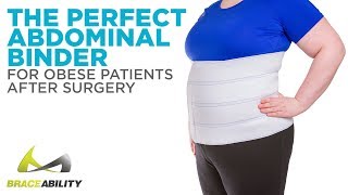 The Perfect Abdominal Binder for Obese Patients After Surgery [upl. by Adalheid122]