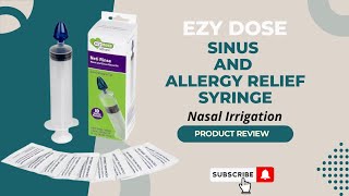 EZY DOSE Sinus and Allergy Relief Syringe – Effective Nasal Rinse for Home or Travel [upl. by Heathcote1]