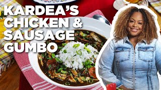 Kardea Browns Chicken and Sausage Gumbo  Delicious Miss Brown  Food Network [upl. by Assehc492]