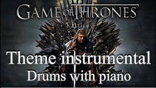 Game of Thrones theme  Instrumental [upl. by Noxaj]