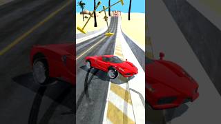 Ferrari Enzo Car Crashing 13  Mega Car Crash Simulator  shorts gaming mysterxgaming [upl. by Ynoyrb716]