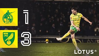 HIGHLIGHTS  Bristol Rovers 13 Norwich City [upl. by Ettevey]