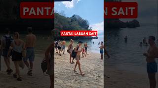 Ramai  Pantai Labuat Sait  padang Padang Beach bali pantaipadangpadang infobali trending [upl. by Vasily]