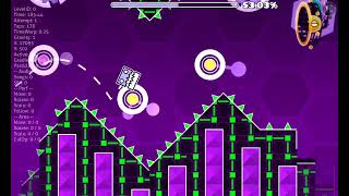 Hexagon Force Slow Geometry dash gd hexagonforce [upl. by Vachel]