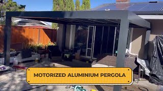 Customized 44 gray aluminium pergola reviews 2024 buyers guide SUNCpergola aluminiumpergola [upl. by Dweck]