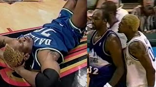 Dennis Rodman Mavericks Heated Moments [upl. by Iddo96]